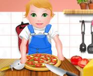 Bebek Juliet Pizza Yapıyor
