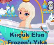 Küçük Elsa Frozen'ı Yıka